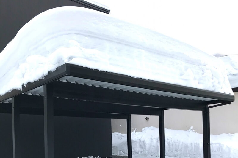 後方支持カーポートのデメリット